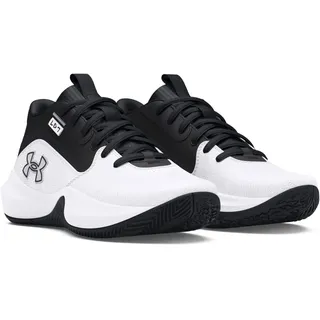 Under Armour GS Lockdown 7 Basketballschuhe Kinder 102 white/black/black 38.5