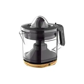 BERGNER Zitruspresse OLIVAR schwarz Glas B/H/L: ca. 17x21,5x21 cm - Schwarz