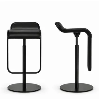 LaPalma Barhocker Lem 37 x 63-75 x 42 cm Schwarz