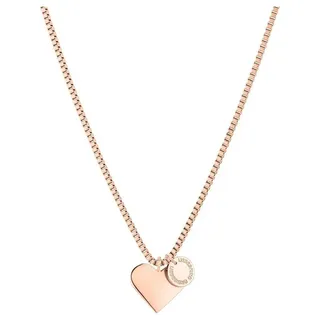 Liebeskind Berlin Kette mit Anhänger The Love Edelstahl rosa