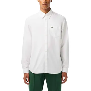 Lacoste Herren Businesshemd Langarm CH1911, Männer Hemd,einfarbig,Regular Fit - 44