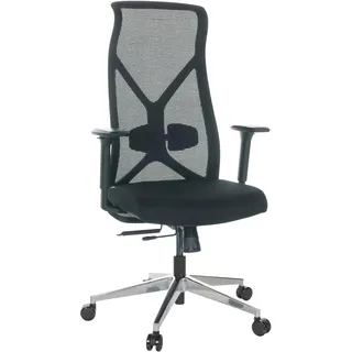 HJH Office Azurro B Netzstoff Schwarz