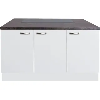 OPTIFIT Kücheninsel »Cara«, mit Vollauszügen und Soft-Close-Funktion, Stellbreite 150 x 95 cm weiß