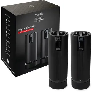 Peugeot Line Night Electric Pfeffermühle 15 cm Schwarz