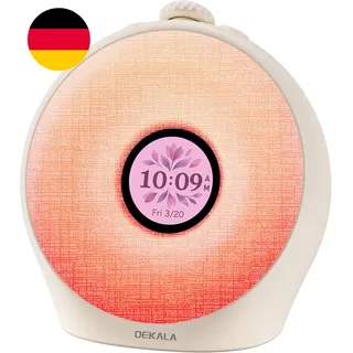 Dekala Tageslichtwecker Für Tiefschläfer Mit Pulse Wake 95 Db, Lichtwecker Sonne