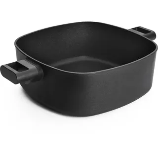 Woll Eco Logic QXR Kasserolle, viereckig mit 2 Seitengriffen - Induktiv -, 28 cm x 28 cm, 11 cm hoch - Geeignet für alle Herdarten, PFAS-frei, Antihaft-Versiegelung, Aluminiumguss, backofenfest