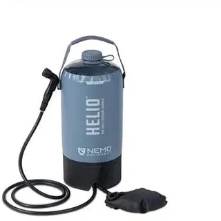 Nemo Helio Pressure Shower Campingdusche, 11l, fortress/silt Black