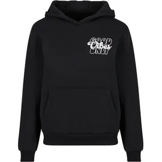 miss tee Hoodie Good Vibes Puff Print Schwarz M