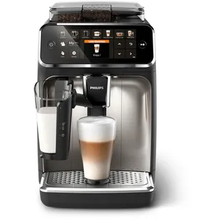 Philips 5400 Series LatteGo EP5447/90 Schwarz/Chrom