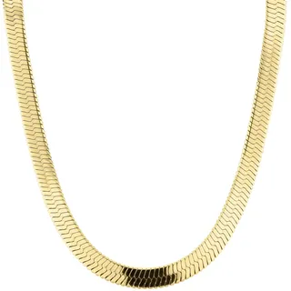 LIEBESKIND BERLIN Damen Sleekchain Halskette – Edelstahl Kette in verschiedenen Farben und Längen, größenverstellbar – zeitlos, modern und vielseitig kombinierbares Schmuckstück