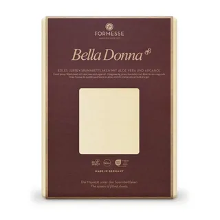 Formesse Spannbettlaken Bella Donna Jersey-Elasthan 200 x 220 - 200 x 240 cm beige