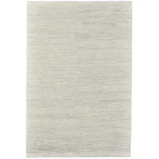 THEKO Maloronga Uni Wollteppich 140 x 200 cm Beige/Grau