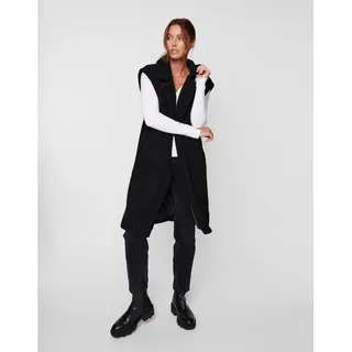 Threadbare Softshellweste Bella Borg Maxi Gillet mit längerem Schnitt schwarz 38