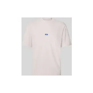 Regular Fit T-Shirt aus reiner Baumwolle Modell 'Niereos', Flieder, M
