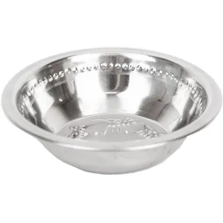Talking Tables Indische Edelstahl Silberschalen 6 Stück – Nachhaltiges Set für Dinnerparty Geburtstag Hochzeit Weihnachten – 5 Zoll Durchmesser