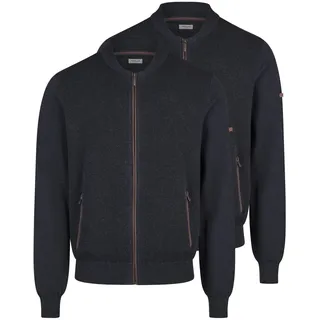 Redmond Strickjacke Basic dunkelblau XXXL