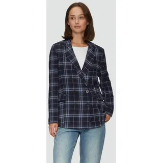s.Oliver Langer Twillblazer kariert Blau 46