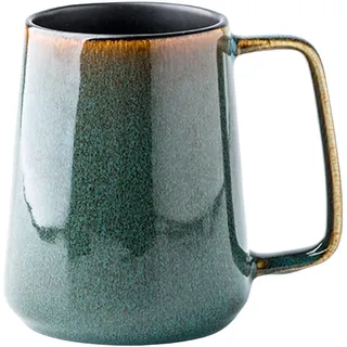 AURWEL Große Keramik Kaffeetassen, 24 Unzen / 700ml Extra Große Tassen, Für Cappuccino, Latte, Heiße Kakao Oder Heißes Tee- Geschenk (24 oz Dark Green)