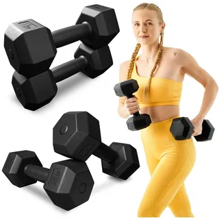 trex sport Kurzhanteln 2er Set 4 kg schwarz