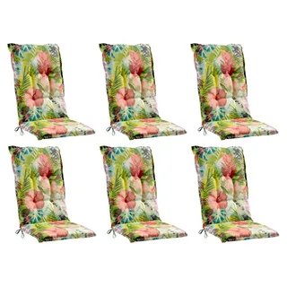 GO-DE Hockerauflage 120 x 50 x 5 cm mehrfarbig 6 St.