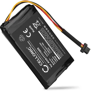 CELLONIC Akku kompatibel mit Tomtom Start 62, Go 60, 600, 61, AHA11111009 | 1200mAh, 3.7V, Lithium-Ionen für TomTom XL 30, 350, ONE XL Europe, XXL 540, Start 60 EU, 540s, ONE 4th Edition, VF6D, P6