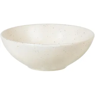 Broste Copenhagen Nordic Vanilla Schüssel Beige/Weiß 17 cm