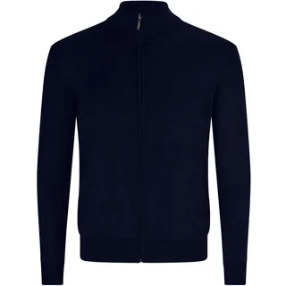 CASH-MERE.CH Kaschmir Strickjacke marine L