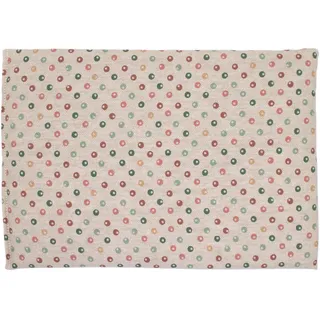 GIRAFFENLAND Bio-Dinkelkissen 30 x 20 cm, Bio-Dinkel + Bio-Baumwolle "Punkte" - Als Wärmekissen & Kältekissen - Dinkel Körnerkissen für Mikrowelle und Backofen - 30x20cm, 800g