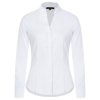 More & More Bluse mit Stehkragen, Weiss, 44