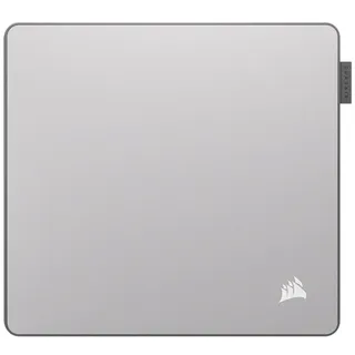 Corsair MM PRO Control Mittleres Gaming-Mauspad – Grau | E-Sport-Thema für Präzision und Mikroeinstellungen, 4 mm Dicke Rutschfeste Basis, Abgeschrägte, Genähte Kanten