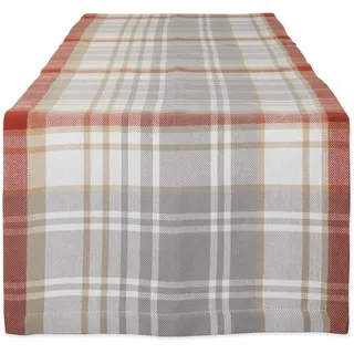 DII Tischläufer aus der Herbst-Kollektion, 35,6 x 183,8 cm, gemütliches Picknick-kariert.