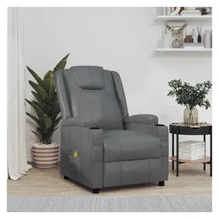 vidaXL Massagesessel Rriocard Kunstleder 68 x 68 x 0 cm Anthrazit