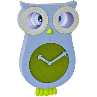TFA Kinder-Wanduhr Willy 60,3052,06 blau/weiß