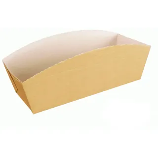 Pro DP 504 Einwegbackformen Papierbackformen Einmal Backform Papier mit Backtrenn Funktion Sandkuchen eckig 180x66x75mm - Inkl. Verpackungslizenz in D