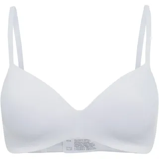 SKINY Micro Lovers Schalen-BH ohne Bügel, für Damen, 0500 WHITE, 85C