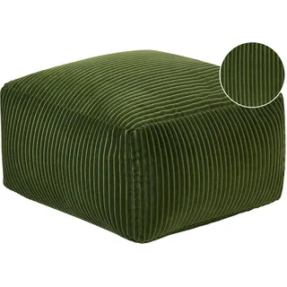 Beliani Pouf Cord 50 x 50 cm MUKKI