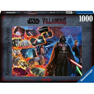 Ravensburger Puzzle Star Wars Villainous, Darth Vader, 1000 Puzzleteile, Made in Germany bunt