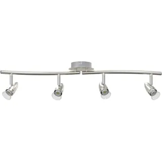 vidaXL Deckenstrahler 2-flg. Nickel 27 x 10 x 12 cm Metall