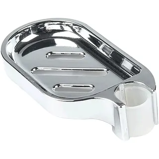 kowaku Seifenschale, Duschstange, Schieber, Seifenplatten, Seifenkiste, Seifenbehälter, Seifenhalter, Seifenablage für Badewanne, Waschbecken, Dusche, 25mm Loch