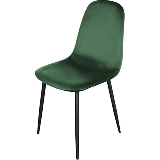 HTI-Living, Stühle, Esszimmerstuhl Samt 1 Stück Savannah Grün