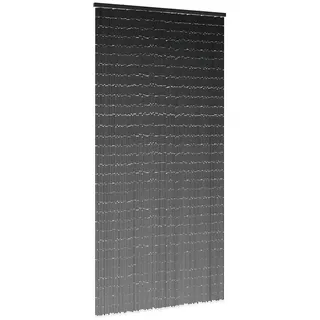 vidaXL Insekten-Türvorhang Dunkelgrau 90x220 cm Bambus