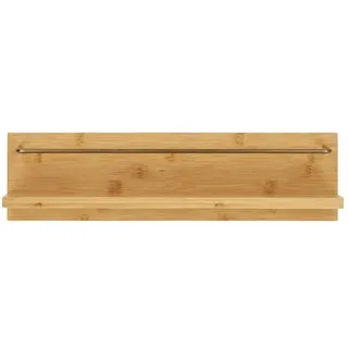 Wandregal Ember Holz Grün Bambus