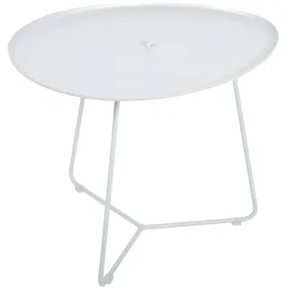 Fermob Cocotte niedriger Tisch 55 x 44,5 x 43,5 cm Baumwollweiß/Grau