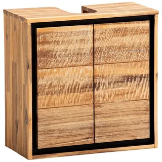 Woodkings Waschbeckenunterschrank 51,0 x 51,0 x 25,0 cm Braun