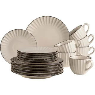Mäser Osita Kaffeeservice 18-tlg. beige