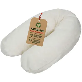 Efie Relax Still- & Lagerungskissen – ca. 180 cm – Bezug 100% Bio-Baumwolle – Inlett Bio-Dinkelspelzen – GOTS-Zertifiziert – Schwangerschafts- & Seitenschläferkissen – Made in Germany