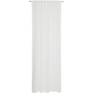 Schöner Wohnen Schal mit verdeckten Schlaufen, 100 Prozent Polyester, Weiß, 250 x 130 cm