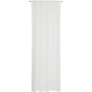 Schöner Wohnen Schal mit verdeckten Schlaufen, 100 Prozent Polyester, Weiß, 250 x 130 cm