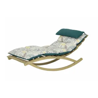 AMAZONAS Rocking Lounger Floral Grün
