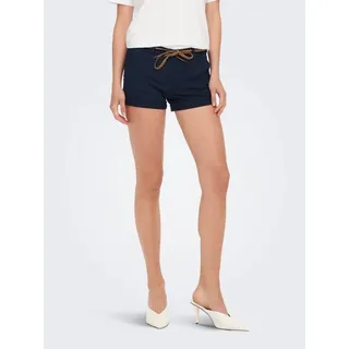 ONLY Chinoshorts ONLEVELYN REG CHINO SHORTS PNT NOOS Baumwollmischung mit Stretch, regular fit blau 44 (XXL)